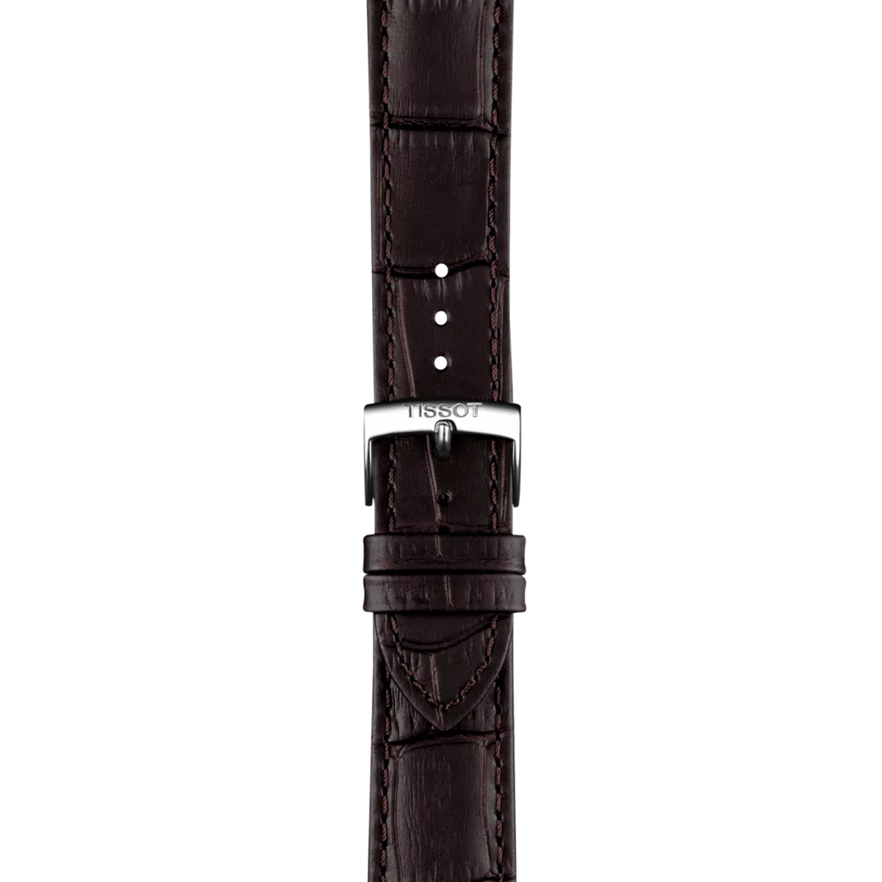 Tissot PR 100 Quartz Silver Dial Black Leather Strap Watch for Men - T150.410.16.031.00