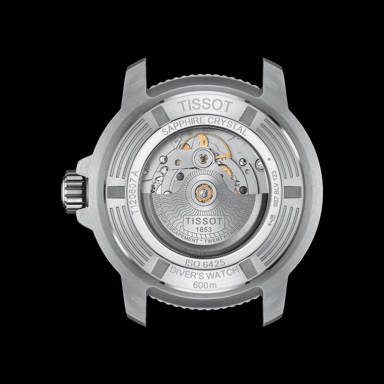 Tissot Seastar 2000 Professional Powermatic 80 Blue Dial Silver Steel Strap Watch for Men - T120.607.11.041.00