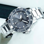 Tissot Seastar 1000 Powermatic 80 Grey Dial Silver Steel Strap Watch for Men - T120.407.11.081.01
