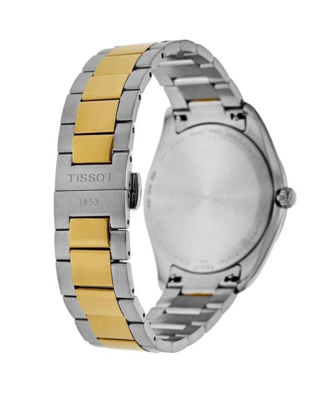 Tissot PR 100 Blue Dial Two Tone Steel Strap Watch for Men - T150.410.22.041.00