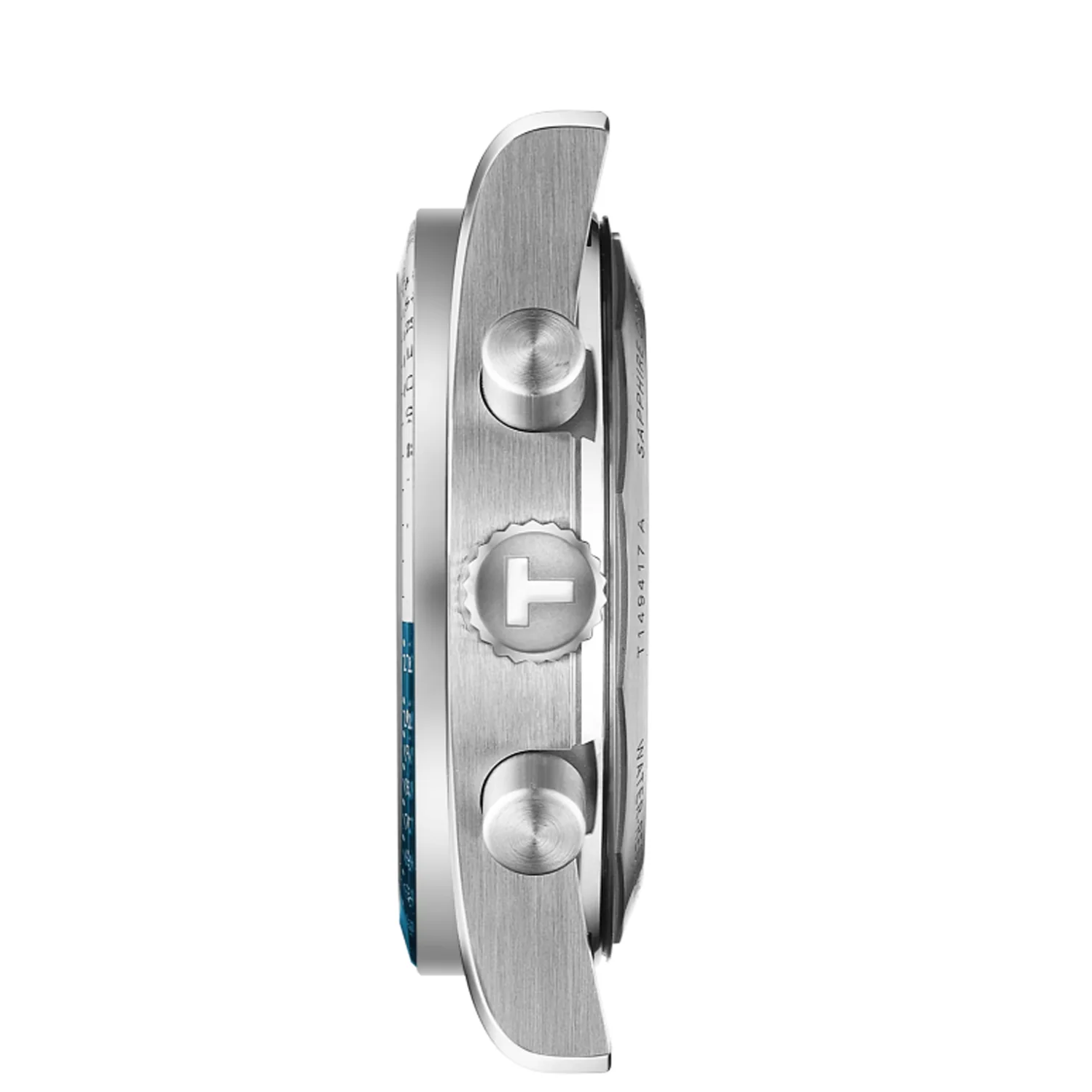 Tissot PR516 Chronograph Blue Dial Silver Steel Strap Watch for Men - T149.417.11.041.00