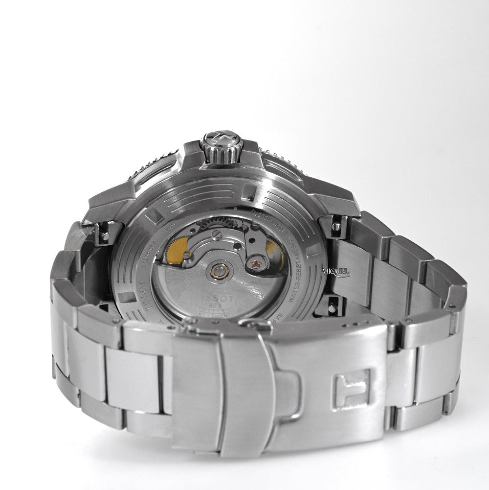 Tissot Seastar 1000 Powermatic 80 Blue Dial Silver Steel Strap Watch for Men - T120.407.11.041.03