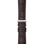 Tissot T Classic Dream Quartz White Dial Brown Leather Strap Watch for Men - T129.410.16.013.00