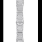 Tissot PRX Quartz Red Dial Silver Steel Strap Watch for Women - T137.210.11.421.00