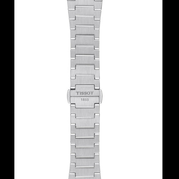 Tissot PRX Quartz Red Dial Silver Steel Strap Watch for Women - T137.210.11.421.00