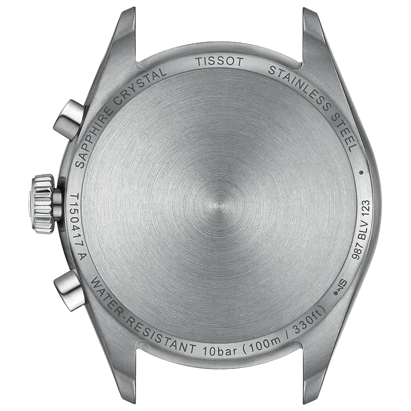 Tissot PR 100 Chronograph Green Dial Silver Steel Strap Watch for Men - T150.417.11.091.00
