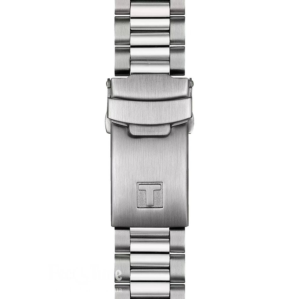 Tissot PR516 Chronograph Black Dial Silver Steel Strap Watch for Men - T149.417.11.051.00