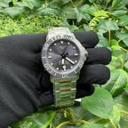 Tissot Seastar 1000 Powermatic 80 Grey Dial Silver Steel Strap Watch for Men - T120.407.11.081.01