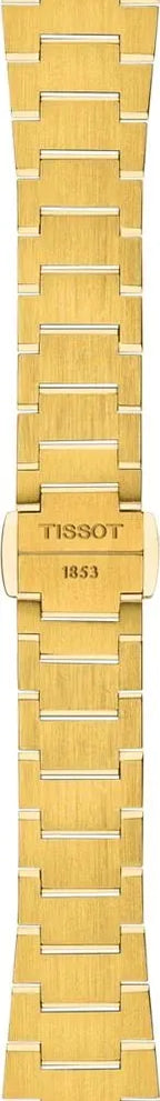 Tissot PRX 25mm Gold DIal Gold Steel Strap Watch for Women - T137.010.33.021.00