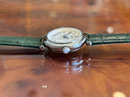 Tissot Bellissima Small Lady Mother of Pearl Dial Green Leather Strap Watch for Women - T126.010.16.113.02