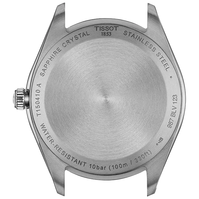 Tissot PR 100 Ice Blue Dial Silver Steel Strap Watch for Men - T150.410.11.351.00