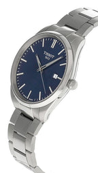 Tissot PR 100 Blue Dial Silver Steel Strap Watch for Men - T150.410.11.041.00