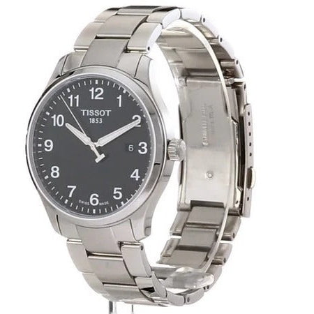 Tissot T-Sport Gent XL Black Dial Silver Steel Strap Watch for Men - T116.410.11.057.00