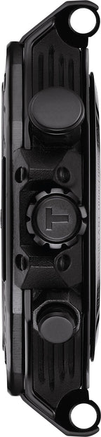 Tissot T Race Chronograph Black Dial Green Rubber Strap Watch for Men - T141.417.37.051.01
