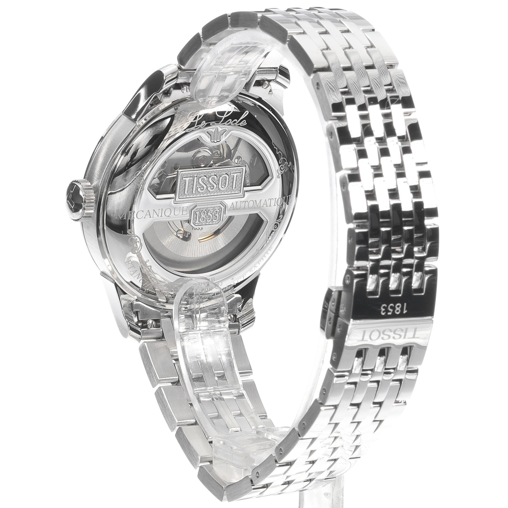 Tissot Le Locle Powermatic 80 Automatic Green Dial Silver Steel Strap Watch for Men - T006.407.11.093.00