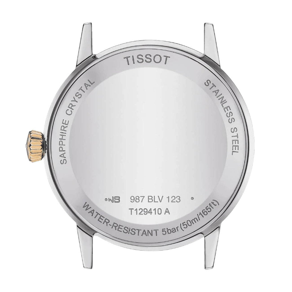 Tissot Classic Dream Ivory Dial Brown Leather Strap Watch for Men - T129.410.26.263.00