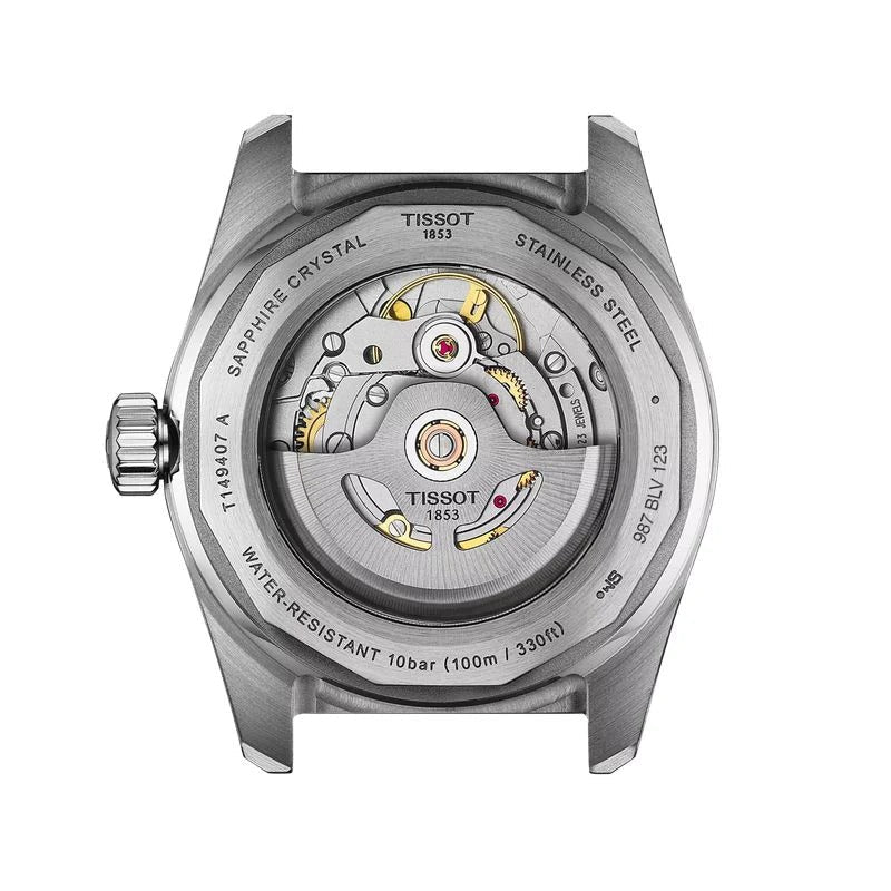 Tissot PR516 Chronograph Black Dial Silver Steel Strap Watch for Men - T149.417.11.051.00