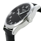 Tissot T-Sport Gent XL Black Dial Black Leather Strap Watch for Men - T116.410.16.057.00
