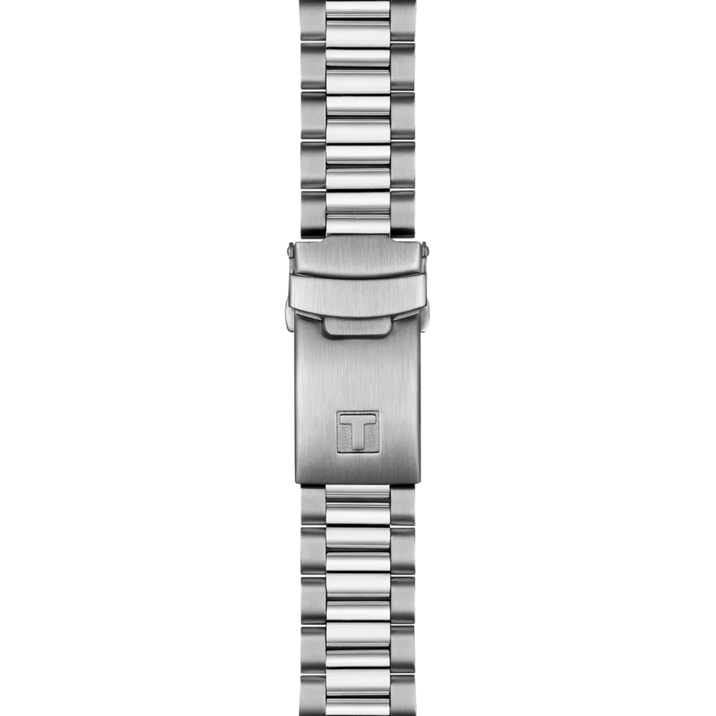 Tissot PR516 Chronograph Blue Dial Silver Steel Strap Watch for Men - T149.417.11.041.00