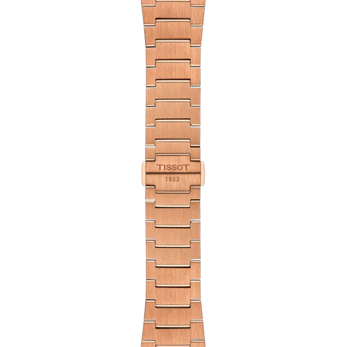 Tissot PRX Powermatic 80 Blue Dial Rose Gold Steel Strap Watch for Men - T137.407.33.041.00