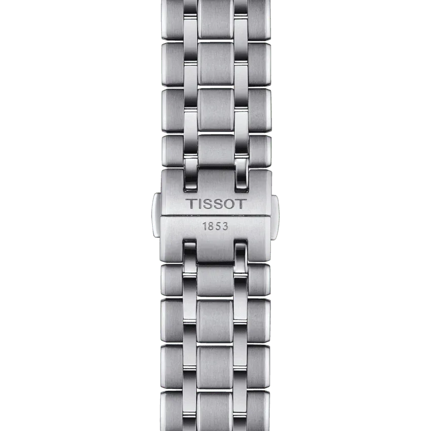 Tissot Chemin des Tourelles Powermatic 80 Green Dial Silver Steel Strap Watch for Men - T139.407.11.091.00