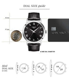 Tissot T Classic Dream Quartz Black Dial Black Leather Strap Watch for Men - T129.410.16.053.00