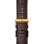 Tissot Classic Dream Ivory Dial Brown Leather Strap Watch for Men - T129.410.26.263.00