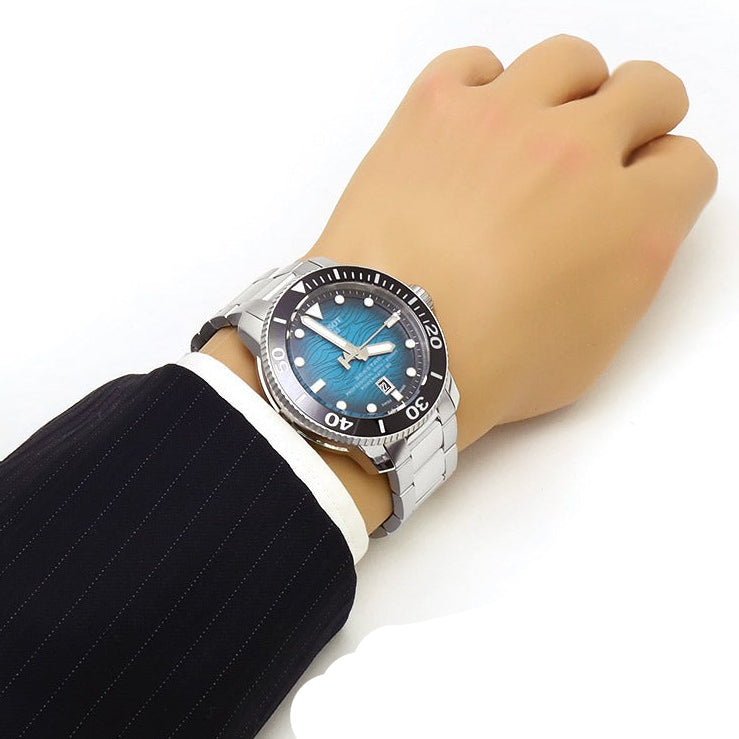 Tissot Seastar 2000 Professional Powermatic 80 Blue Dial Silver Steel Strap Watch for Men - T120.607.11.041.00