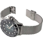 Tissot Seastar 1000 Powermatic 80 Automatic Green Dial Silver Mesh Strap Watch for Men - T120.407.11.091.00
