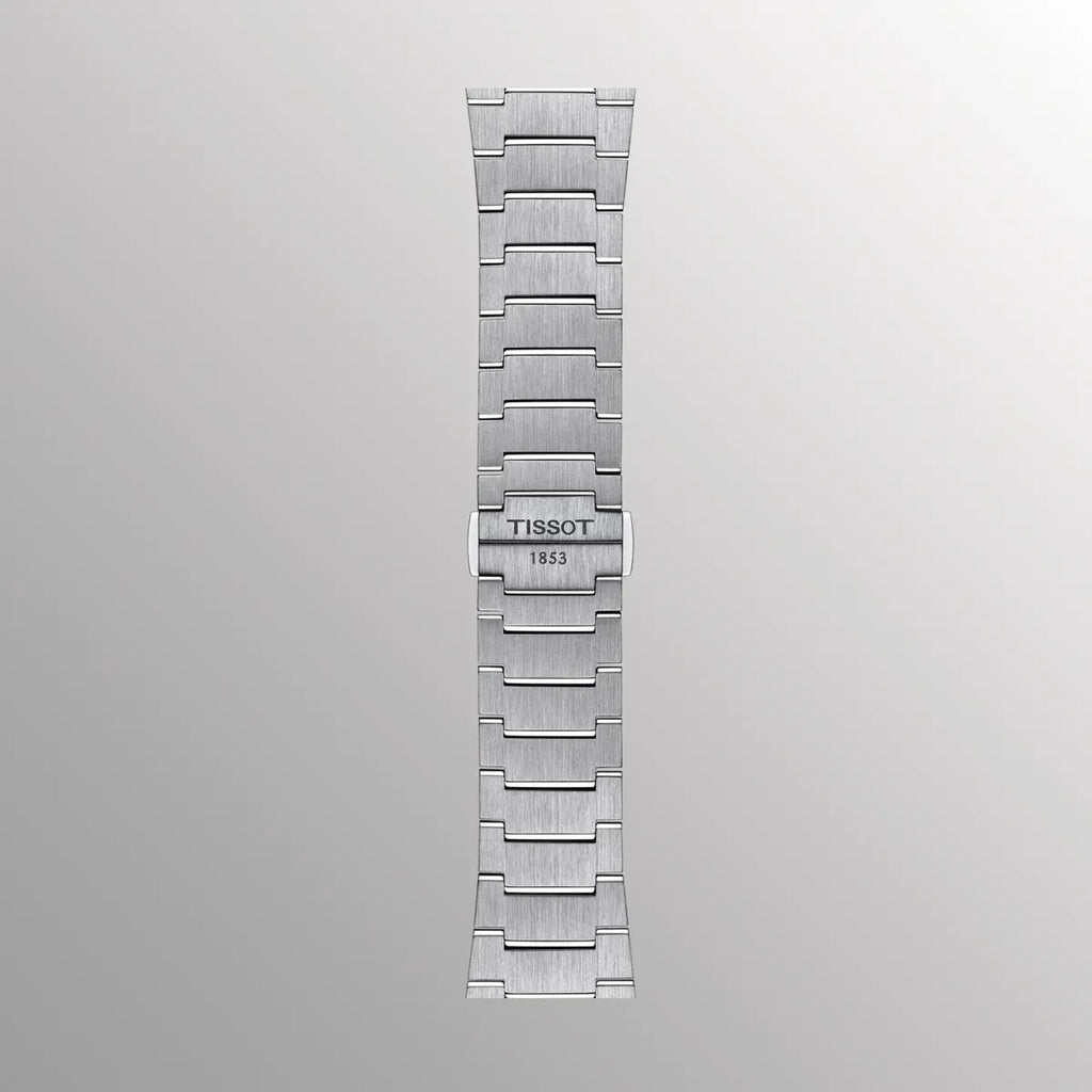 Tissot PRX Powermatic 80 18K Silver Dial Silver Steel Strap Watch for Men - T931.407.41.031.00