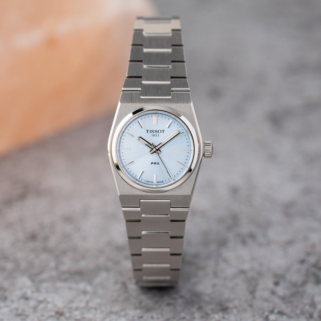 Tissot PRX Quartz Mother of Pearl Dial Silver Steel Strap Watch for Women - T137.010.11.111.00