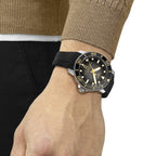 Tissot Seastar 2000 Professional Powermatic 80 Black Dial Black Rubber Strap Watch for Men - T120.607.17.441.01