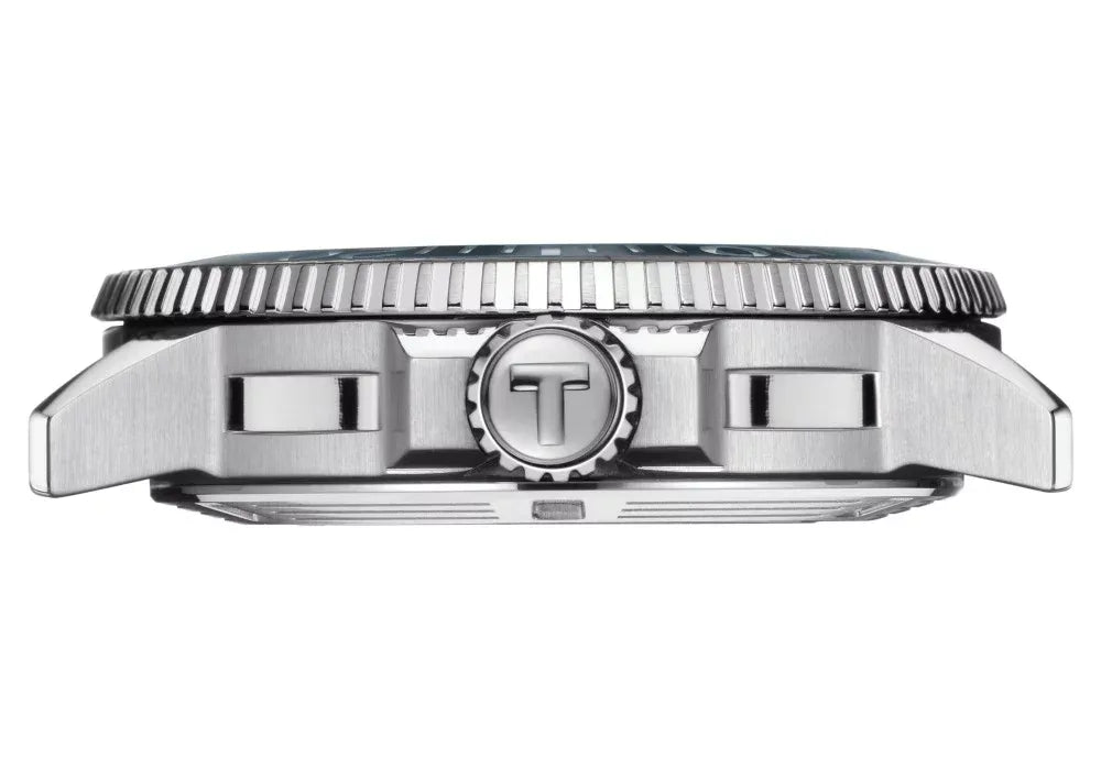 Tissot Seastar 1000 Powermatic 80 Grey Dial Silver Steel Strap Watch for Men - T120.407.11.081.01