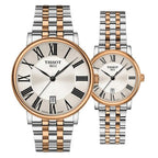 Tissot T Classic Carson Premium Silver Dial Two Tone Steel Strap Watch For Men - T122.410.22.033.00