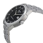 Tissot Luxury Powermatic 80 Black Dial Silver Steel Strap Watch for Men - T086.407.11.201.02