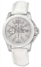 Longines Conquest Automatic Chronograph Steel & Ceramic Mens Watch Date L3.661.4.86.0