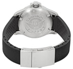 Longines Conquest V.H.P. Stainless Steel Silver Dial Black Rubber Strap Perpetual Calendar Date Quartz Mens Watch L3.716.4.76.9