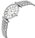 Longines La Grande Classique Stainless Steel Mother-Of-Pearl Dial Diamonds Quartz Womens Watch L4.741.0.99.6