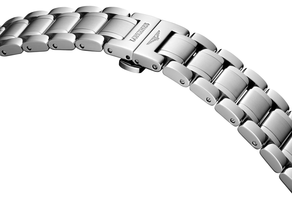 Longines Master Collection Automatic Chronograph Stainless Steel Silver-Tone Dial Date Mens Watch L2.759.4.78.6