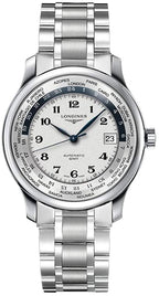 Longines Master Collection Automatic GMT Stainless Steel Silver Dial Date Mens Watch L2.631.4.70.6