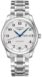 Longines Master Collection Automatic Stainless Steel Silver Dial Day/Date Mens Watch L2.755.4.78.6