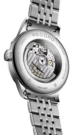 Longines Record Automatic COSC Stainless Steel Silver Dial Date Mens Watch L2.821.4.76.6