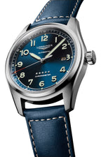 Longines Spirit Automatic COSC Stainless Steel Blue Dial Blue Leather Strap Date Mens Watch L3.811.4.93.0