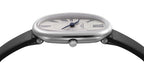 Longines Symphonette Black Leather Strap Stainless Steel Silver-Tone Dial Womens Watch L2.305.4.71.0