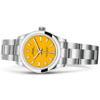 oyster perpetual jaune 31mm