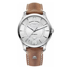 Maurice Lacroix Pontos Day Date Men's Silver Brown Watch