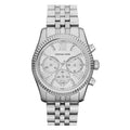 Michael Kors Unisex Watch Lexington Chronograph 38mm Silver