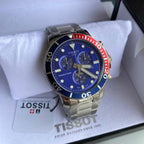 Tissot Seastar 1000 Chronograph Blue Dial Silver Steel Strap Watch For Men - T120.417.11.041.03