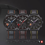 Tissot T Sport Chrono XL NBA Teams Special Chicago Bulls Edition Black Dial Black Leather Strap Watch for Men - T116.617.36.051.00