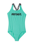 Girls' JDI Crossback 1Piece Swimsuit :Aurora Green